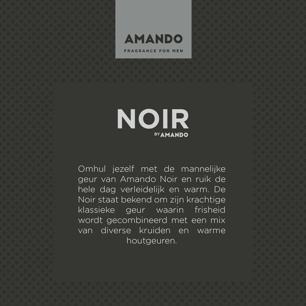 6x Amando Noir Aftershave 6 6x Amando Noir Aftershave - Afbeelding 4