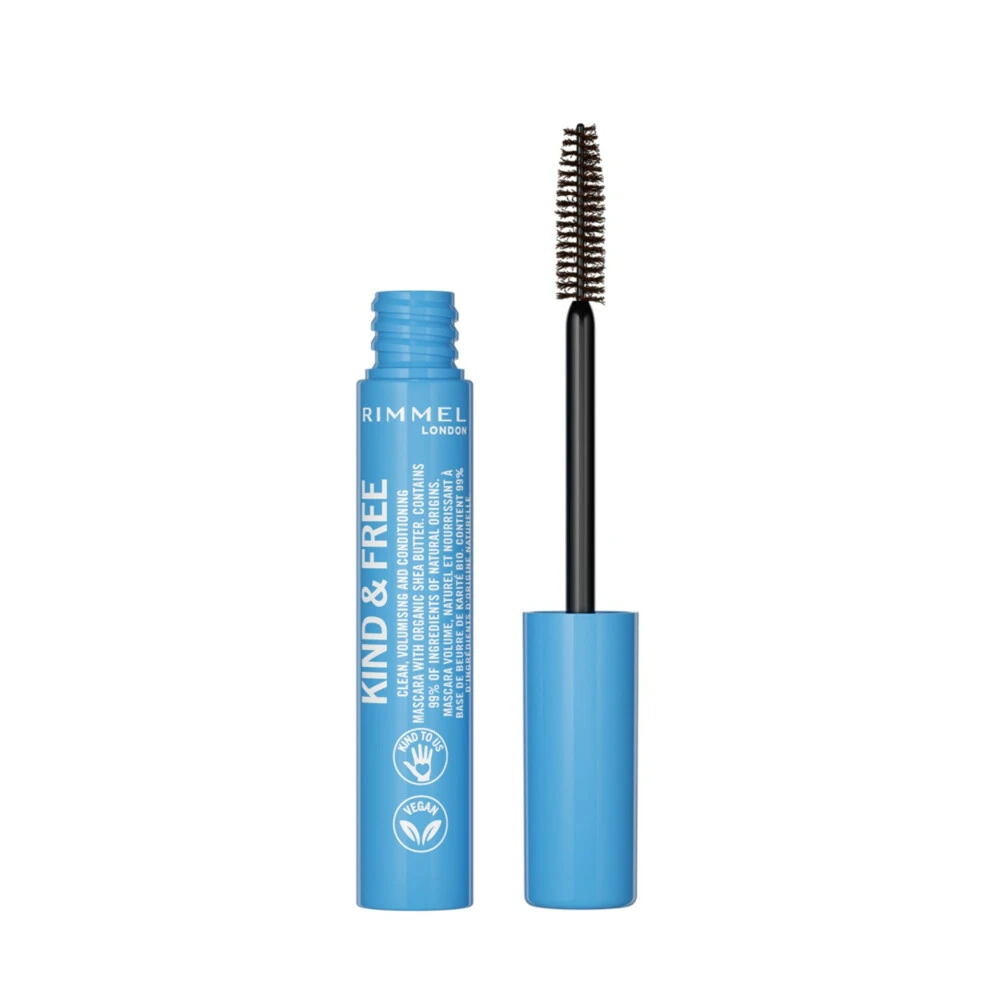 Rimmel KIND & FREE Vegan Mascara 002 Brown 4 Rimmel KIND & FREE Vegan Mascara 002 Brown - Afbeelding 2