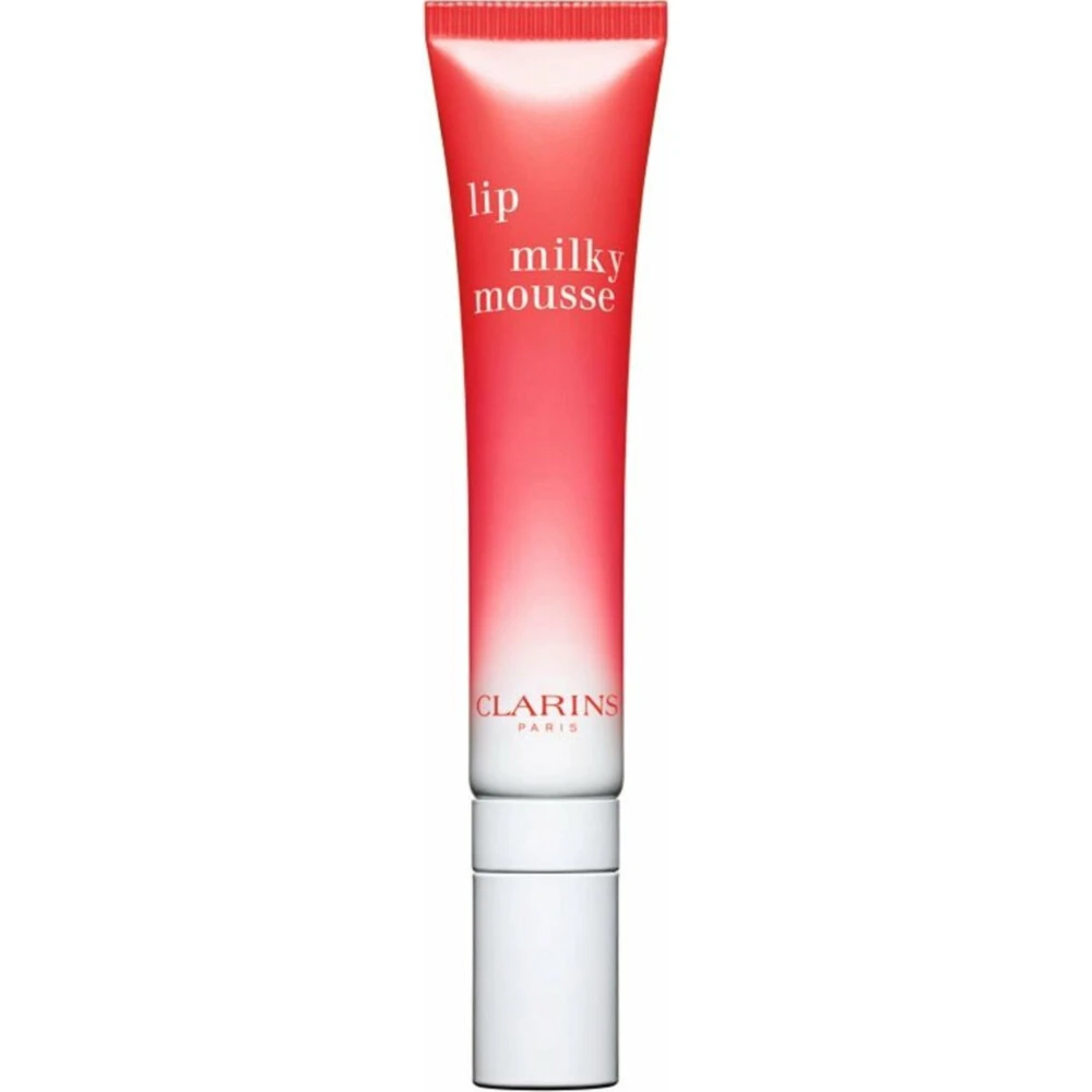 Clarins Lip Milky Mousse 01 Milky Strawberry 3 Clarins Lip Milky Mousse 01 Milky Strawberry
