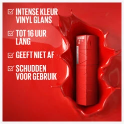 Maybelline MNY Vinyl Ink Lippenstift 35 Cheeky -Plein 1051421 4