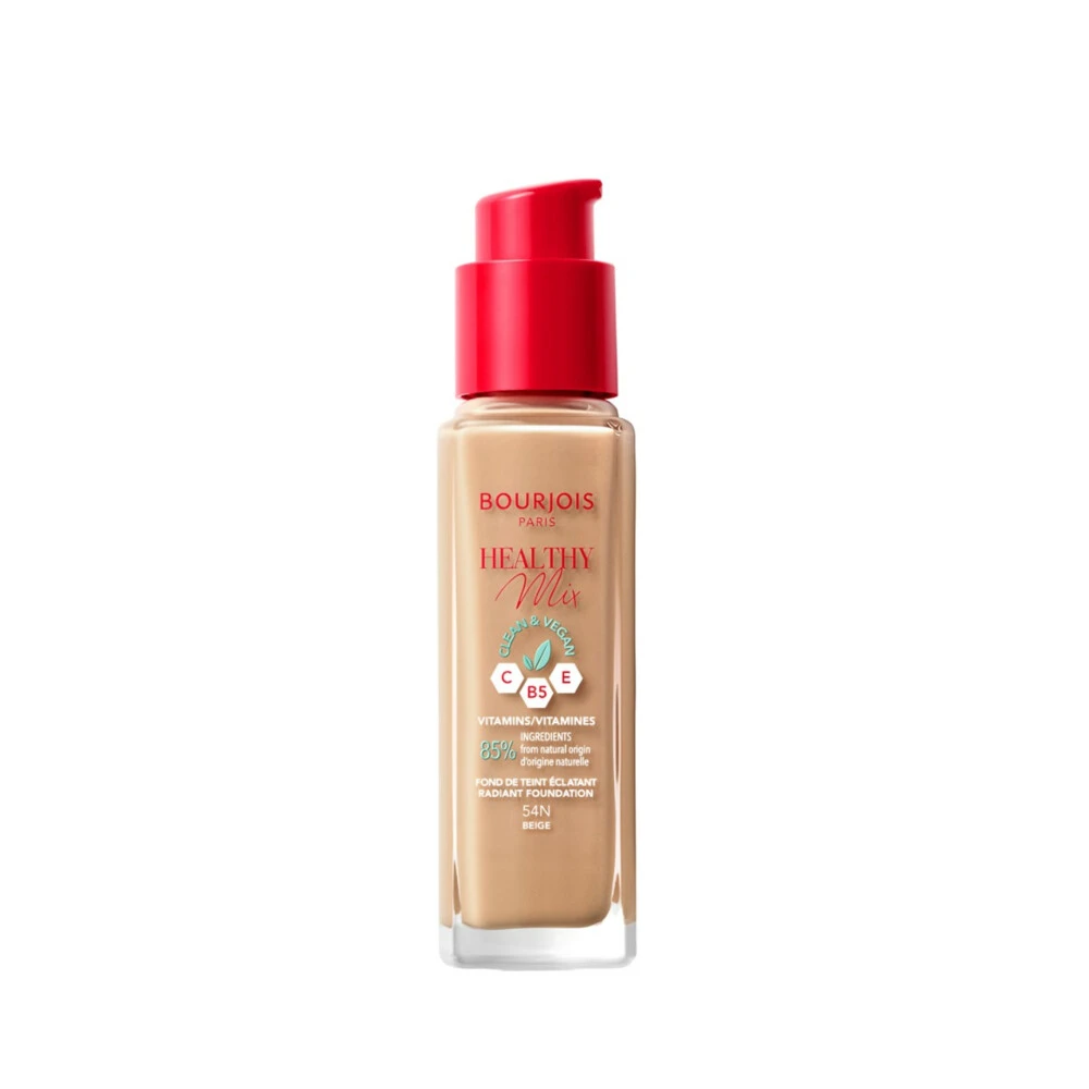 Bourjois Paris Healthy Mix Clean Foundation 054 Beige 4 Bourjois Paris Healthy Mix Clean Foundation 054 Beige - Afbeelding 2