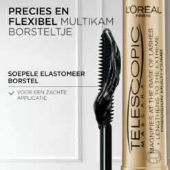 L'Oreal Lu0027Oréal Telescopic Black Mascara -Plein 969158 4