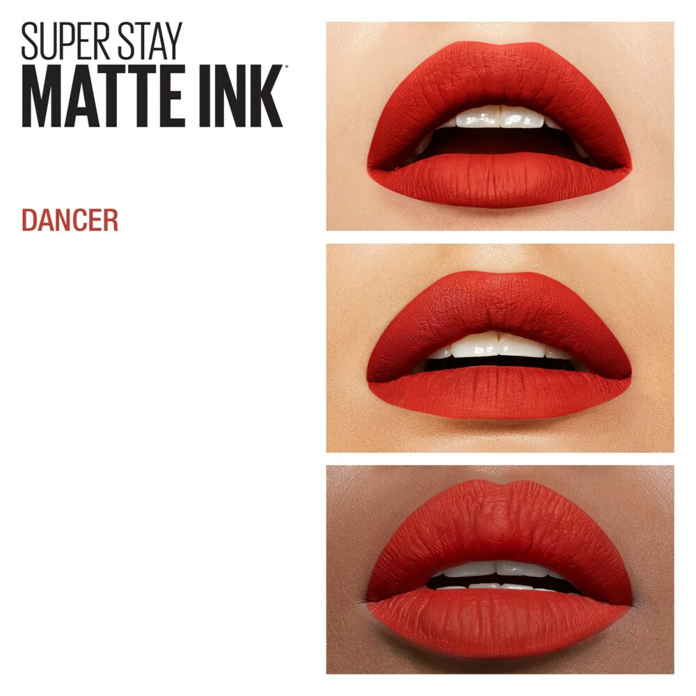 Maybelline SuperStay 24h Matte Ink Lippenstift 118 Dancer 6 Maybelline SuperStay 24h Matte Ink Lippenstift 118 Dancer - Afbeelding 4